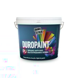 Durostick Duropaint-PU Υβριδικό, Ακρυλικό-Πολυουρεθανικό Xρώμα 3lt